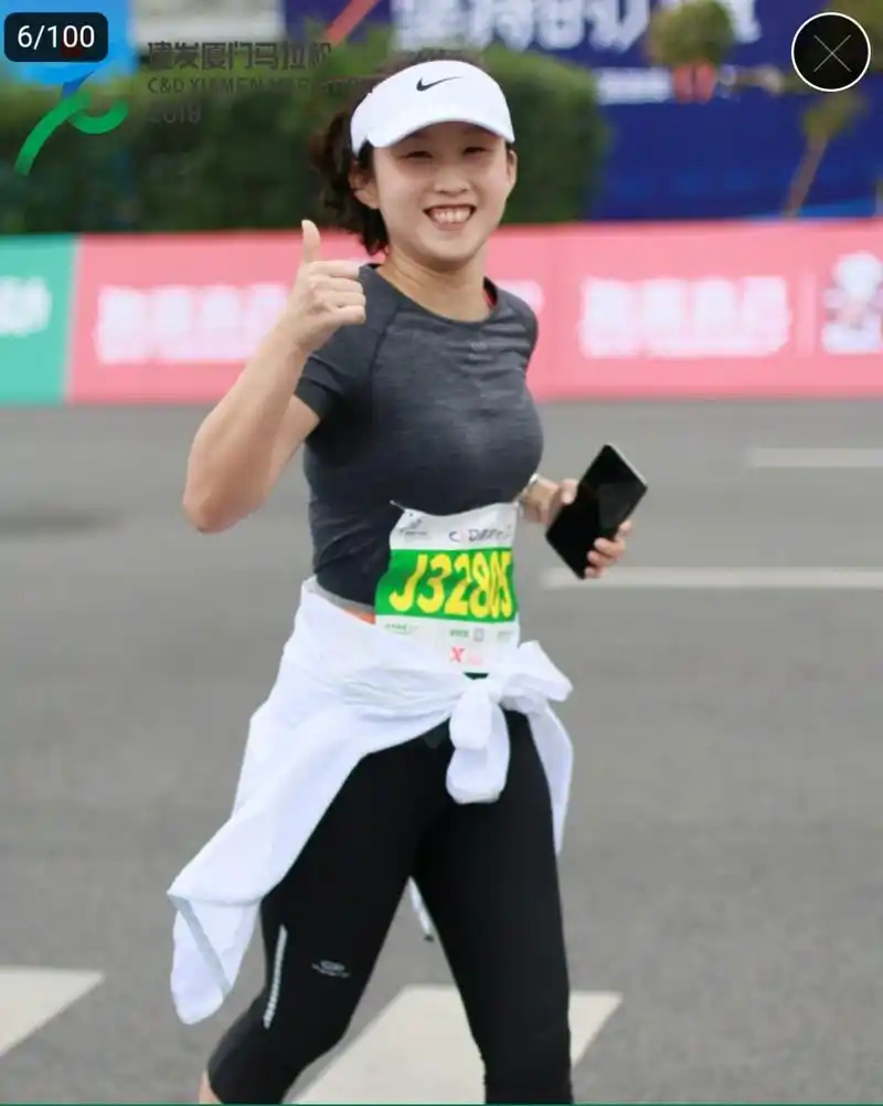厦门马拉松女选手颜值逆天了!跑步的全都是美女呀!