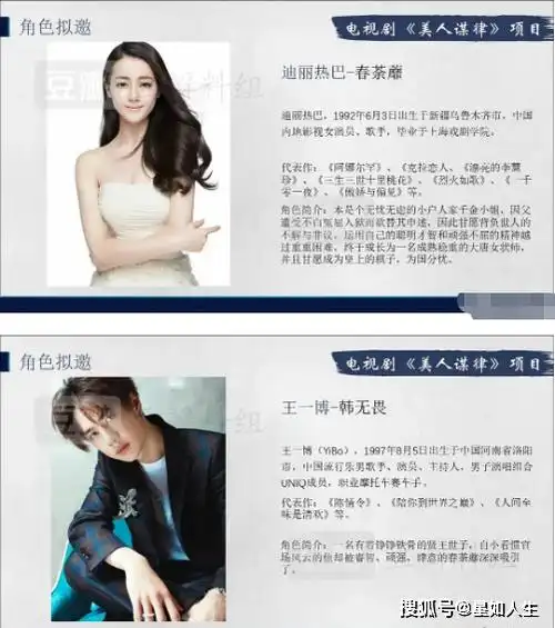 迪丽热巴被曝接触《美人谋律》将跟王一博合作,杨幂却因档期辞演_新剧