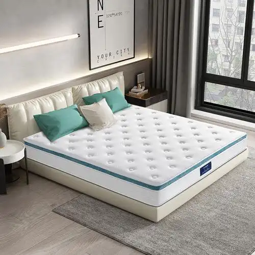 爱舒天然乳胶独立袋装弹簧床垫无椰适中偏软弹簧床垫