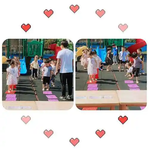 第一步要先光脚踩过指压板哦～让我来试一试看看疼不疼