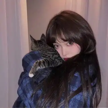 高清霸气长头发女生头像图片