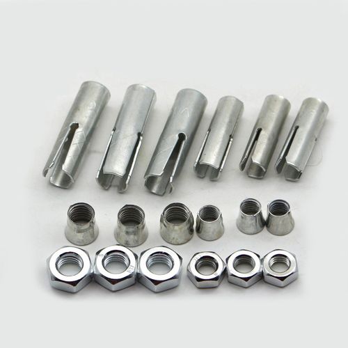 吊顶吊筋丝杆组合三件套膨胀管膨胀螺丝拉爆胀管皮681012m605标准三