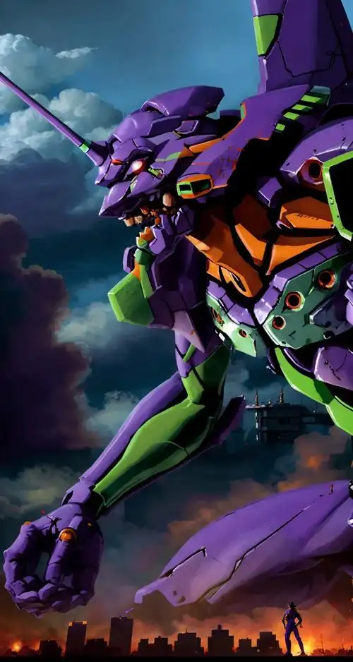 新世纪福音战士#eva机体壁纸之紫色【初号机】909090(整理by