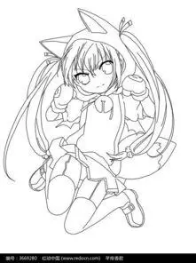 动漫人物女生怎么画 动漫人物简笔画女