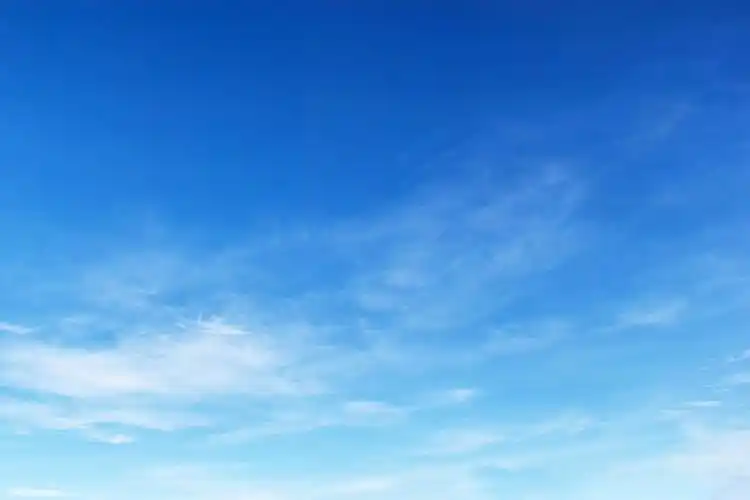 装饰设计清新唯美天空蓝天白云元素蓝色简约天空蓝天白云元素png素材