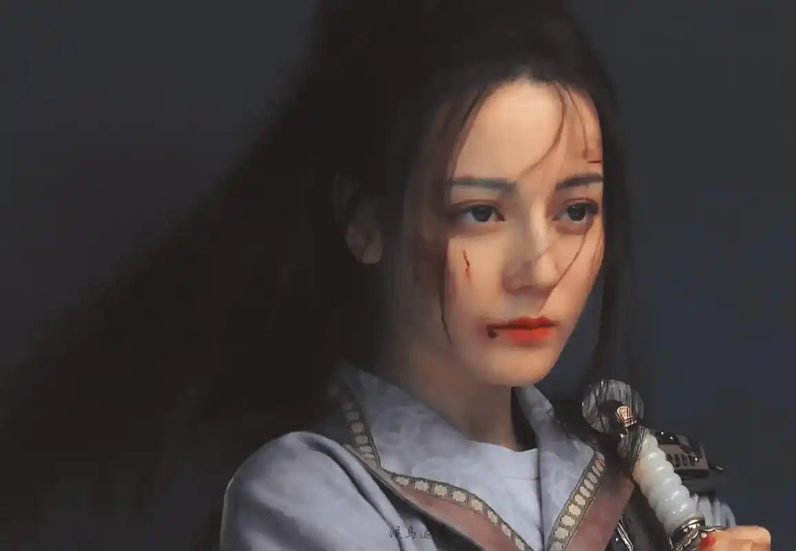 要是迪丽热巴长歌行的海报造型师没换,不是龙须,而是自然的刘海,8也不