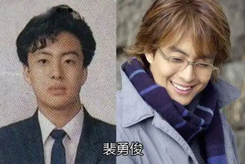 明星前后期对比照.