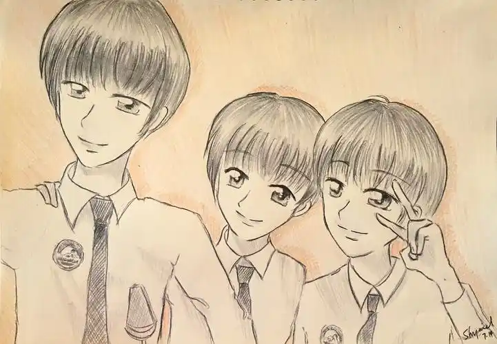 tfboys q版|插画|商业插画|sad1sky - 原创作品 - 站酷 (zcool)