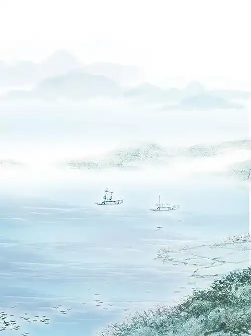 中国风山水背景图片下载