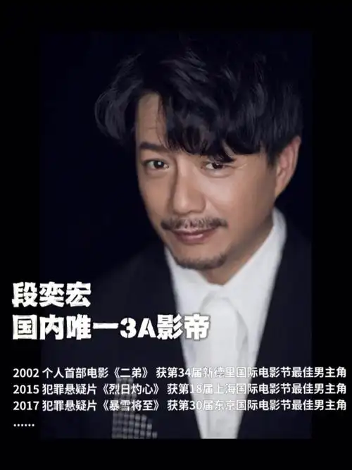 段奕宏唯一获3个a类国际电影节影帝男演员