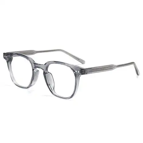 韩版ins透明灰色镜框近视眼镜学生平光眼镜框素颜神器黑框防蓝光