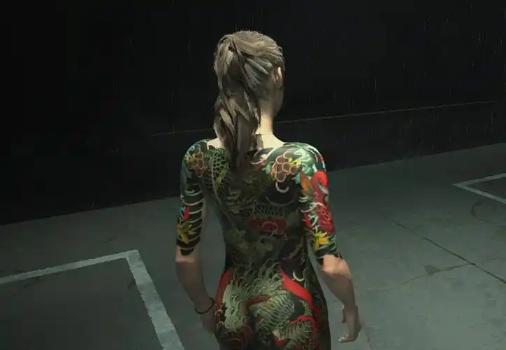 生化危机2重制版如龙纹身克莱尔mod