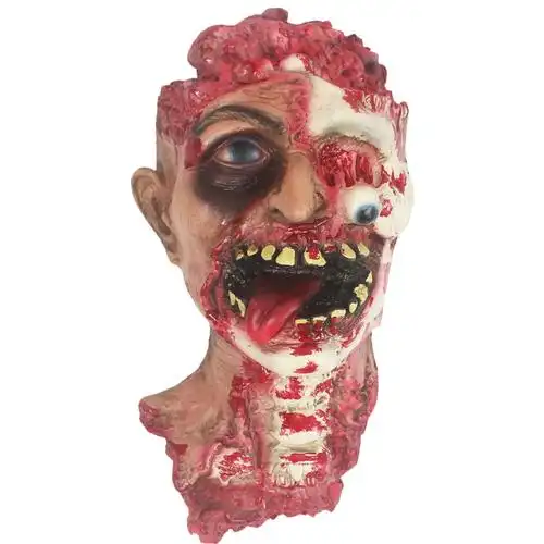 人头万圣节恐怖鬼屋骷髅头死装扮场地布置僵尸整蛊用品