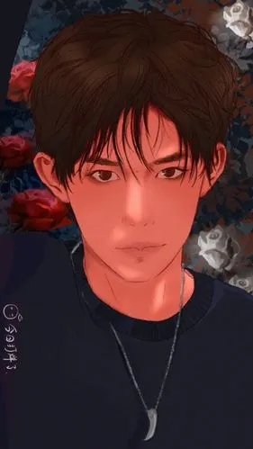 卡通漫画易烊千玺