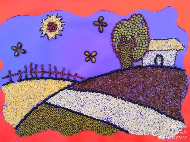 《五谷丰登画丰年》～桦南东风小学粘贴画集锦