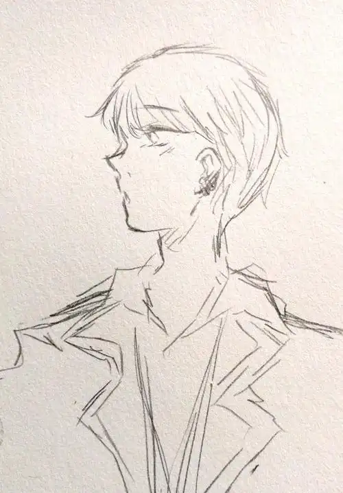 画了两张黄明昊