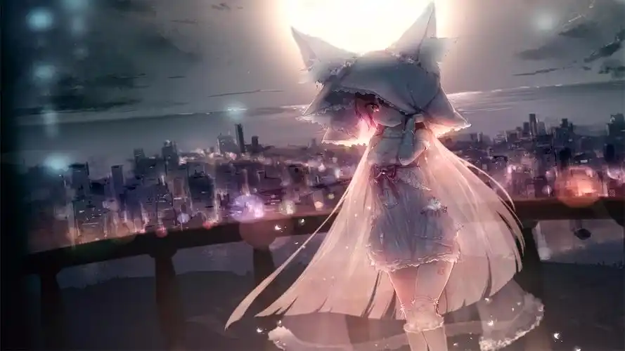 精美二次元动漫美女桌面壁纸高清大图预览1920x1080_卡通动漫下载_美