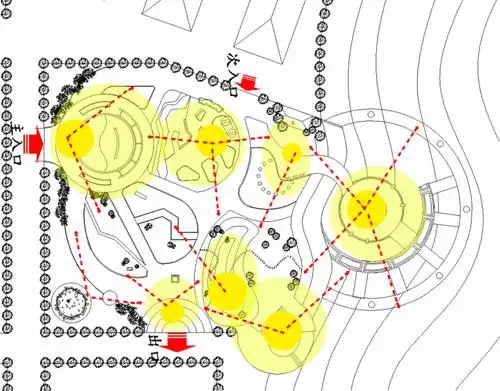 视线分析图-广场设计——栖第6张图片