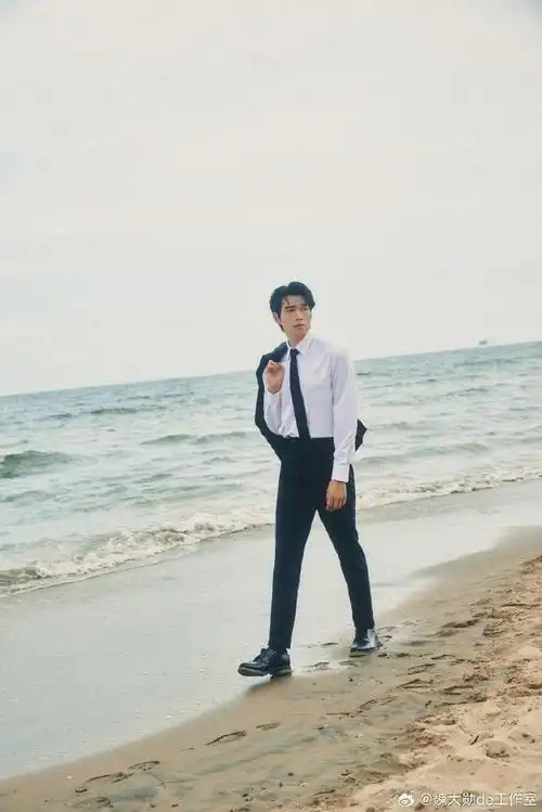 魏大勋海边摆拍眼眸深情秒回孟宴臣