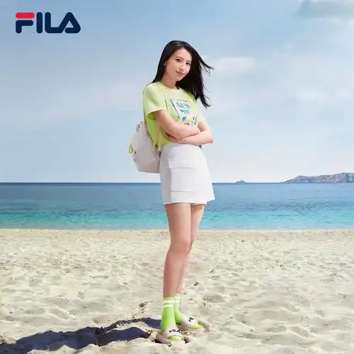 高圆圆同款fila斐乐运动拖鞋女鞋2022夏季厚底凉拖鞋沙滩鞋