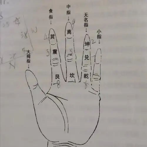 古人在八卦的应用上智慧非凡,把如此大宇宙法则,放在几个手指上搬来