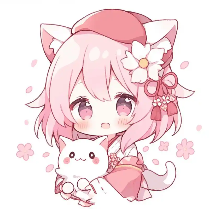 动漫头像||粉毛 passionate love is a quenchless thirst 热烈的爱