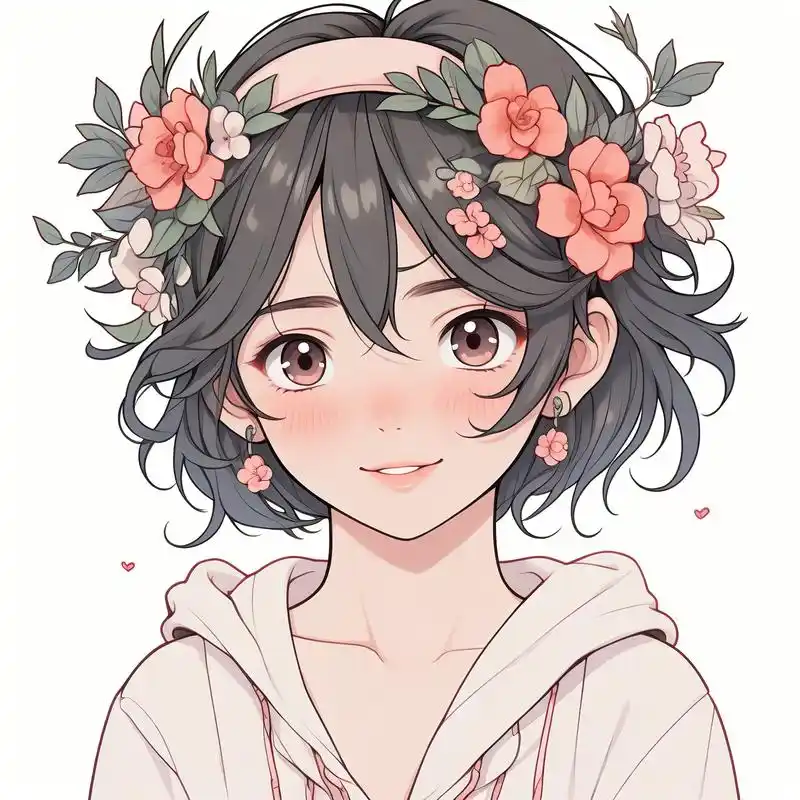 94可爱卡通女孩微信头像96