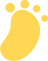 画爪子脚丫手绘简笔画贴纸素材插画脚印脚掌脚手绘卡通贴纸素材图标小