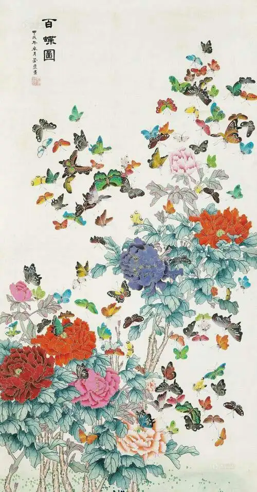 《百蝶图》-翩翩起舞事业腾飞.