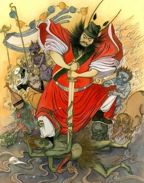 民间故事:五鬼闹钟馗