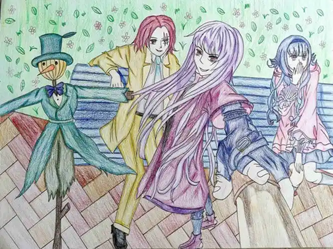 漫画八级优秀作品-八级-动漫类 - 成都美术考级网-中国美术学院考级