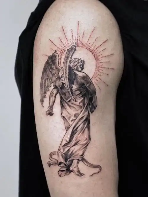 撒旦_纹身图案手稿图片_大熊的纹身作品集