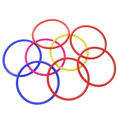 厂家直销实心投掷套圈圈12cm加粗小夜灯套环套圈圈地摊游戏扔圈圈