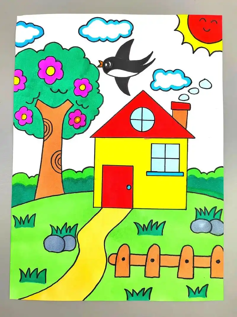 春天主题创意绘画合集来咯!