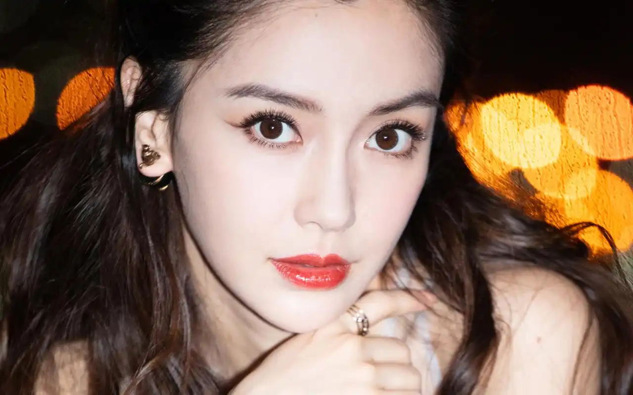 angelababy浅色纱裙性感图片桌面壁纸高清大图预览1920x1200_大陆明星