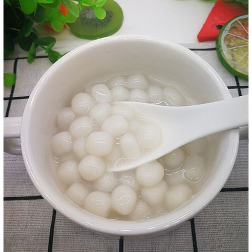 白糯小圆子500g 无馅小汤圆香糯小丸子酒酿元宵方便早餐【图片 价格