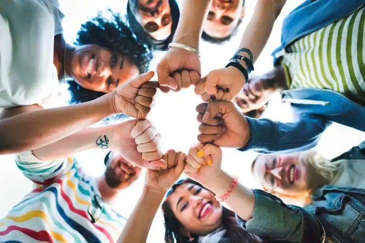 企业工作展示背景