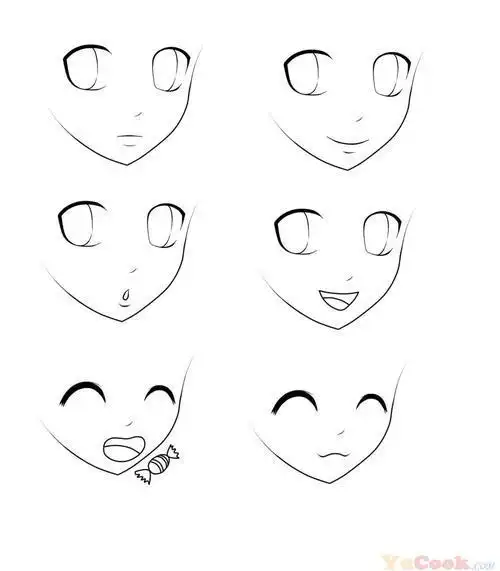 简笔画人脸视频