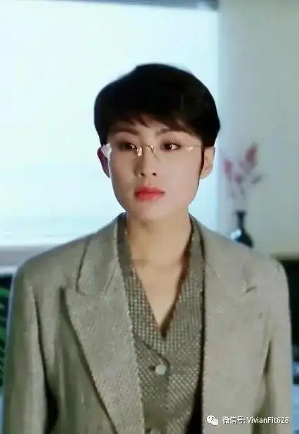 张敏年轻时有多时髦30年前一件西装穿出n种风格美得不像话