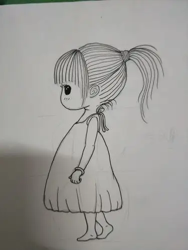 穿裙子的小女孩 - 简书