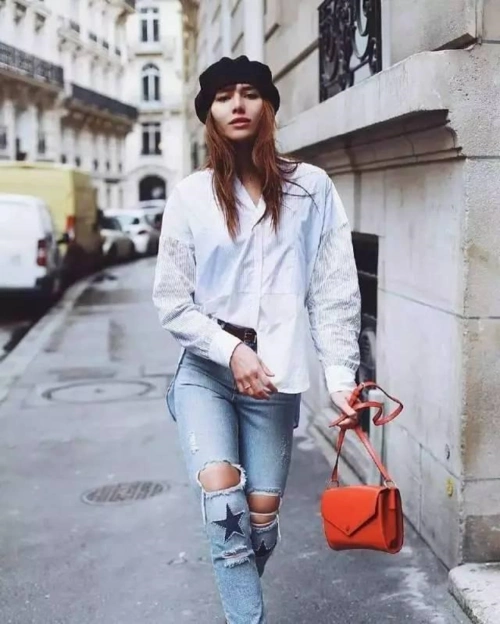 别只会上衣扎进裤子里,时髦法get起来