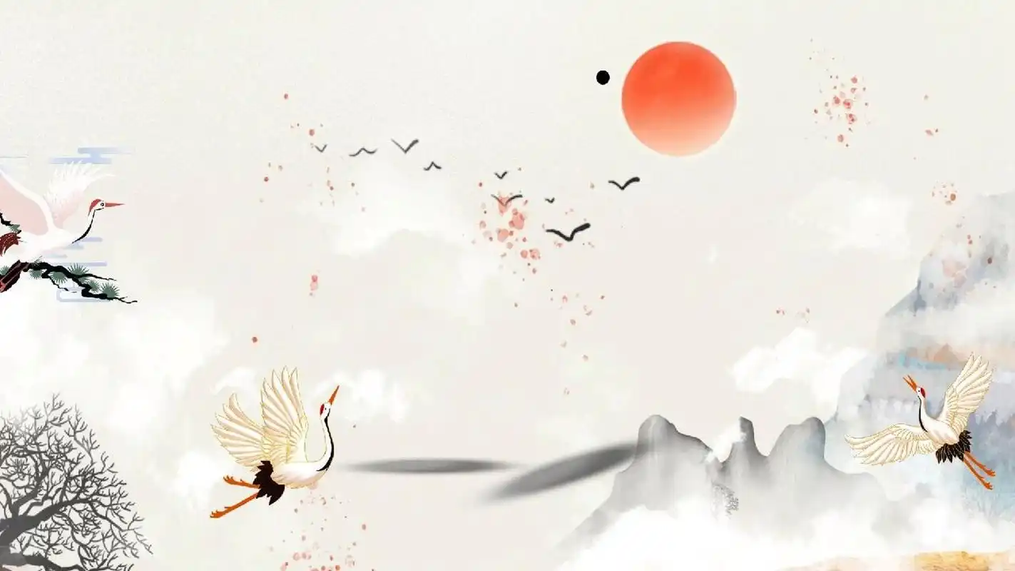 背景素材丨98国潮古风横屏背景图7878 今日分享 97国潮风【横