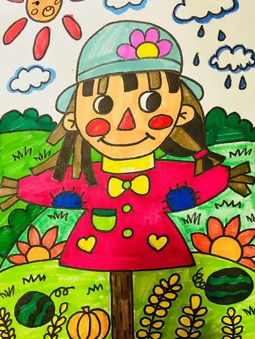 创意美术儿童画适合大班,一年级#儿童创意美术  #创意美术儿童画