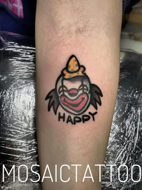 joker_纹身图案手稿图片_mosaicink的纹身作品集