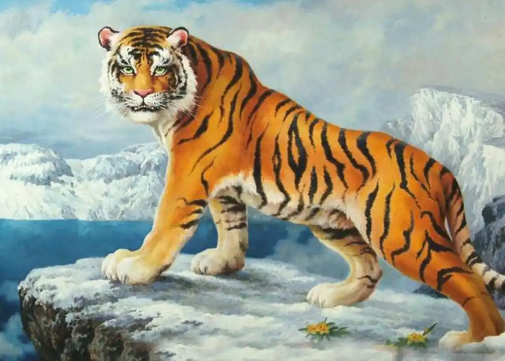 霸气老虎锁屏壁纸_称霸森林的动物_动物壁纸_