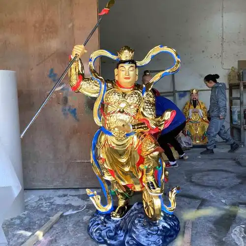 灵官菩萨神像道教护法之神王灵官神像南岳圣帝神像