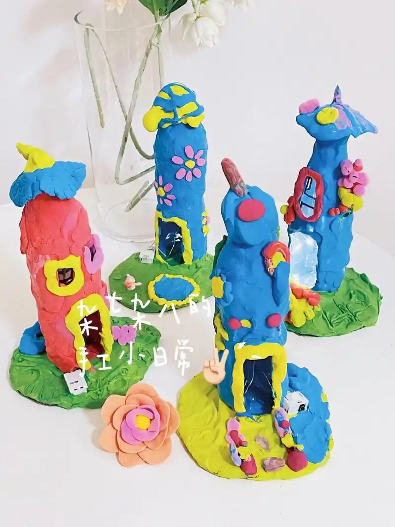 diy矿泉水瓶|废物利用篇.#创意美术 #少儿美术教育 #废 - 抖音