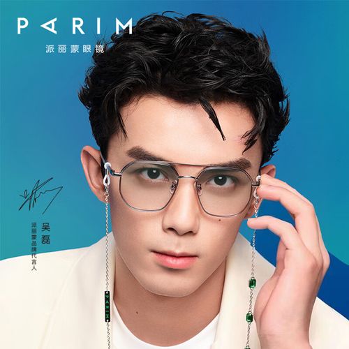 吴磊明星同款显脸小框型镜架男女士双梁圆脸可配度数近视眼镜85058 n1