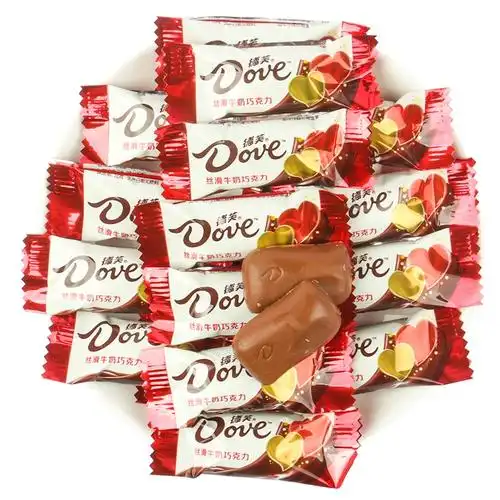 德芙巧克力散装喜糖婚糖小吃丝滑牛奶巧克力糖果情人节糖果小零食