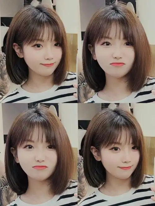 真正的免打理发型～适合圆方脸||| 少女感的锁骨发型!剪短发就剪这个!